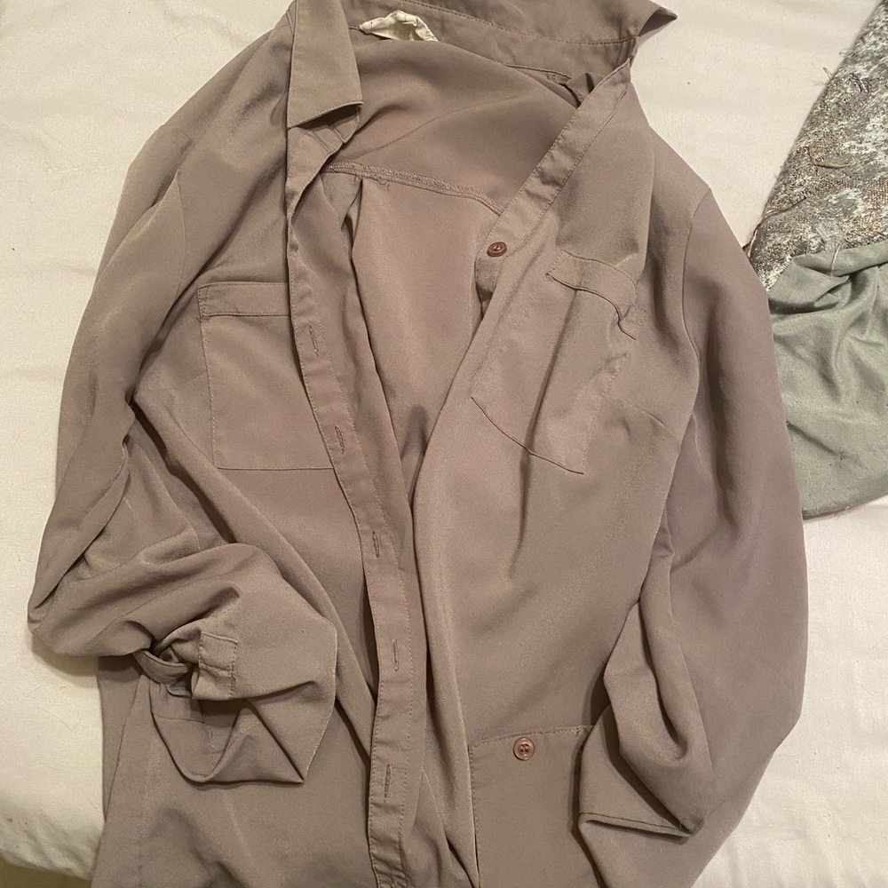 Comfortable button up shirt.